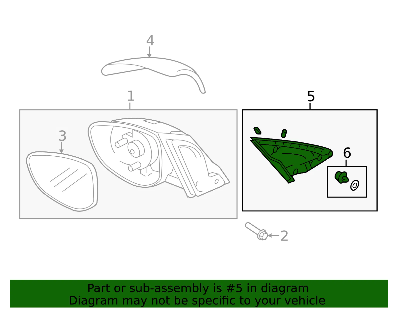 Upper Trim Panel - Driver's Side (LH) - Mazda (D651-69-171A) - view 2