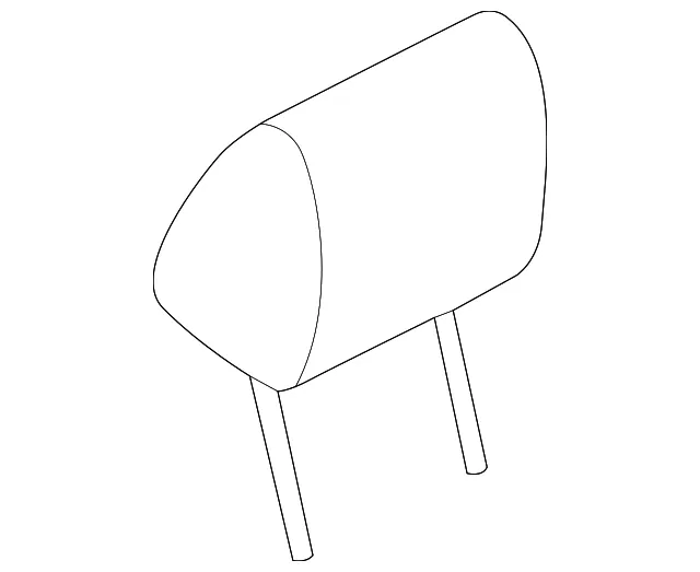 Headrest - Mazda (D651-88-140-02) - view 2