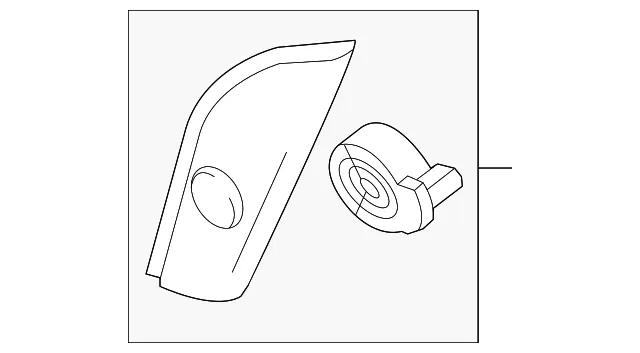 Upper Trim Panel - Passenger Side (RH) - Mazda (D652-69-11YB)