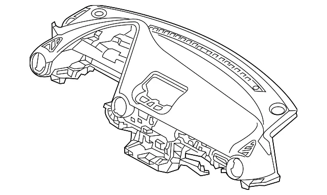 Instrument Panel - Mazda (DB2W-60-400D-02)