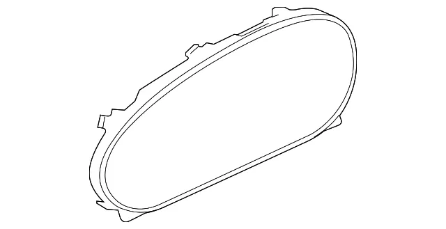 Instrument Panel Lens - Mazda (DF71-55-447) - view 3
