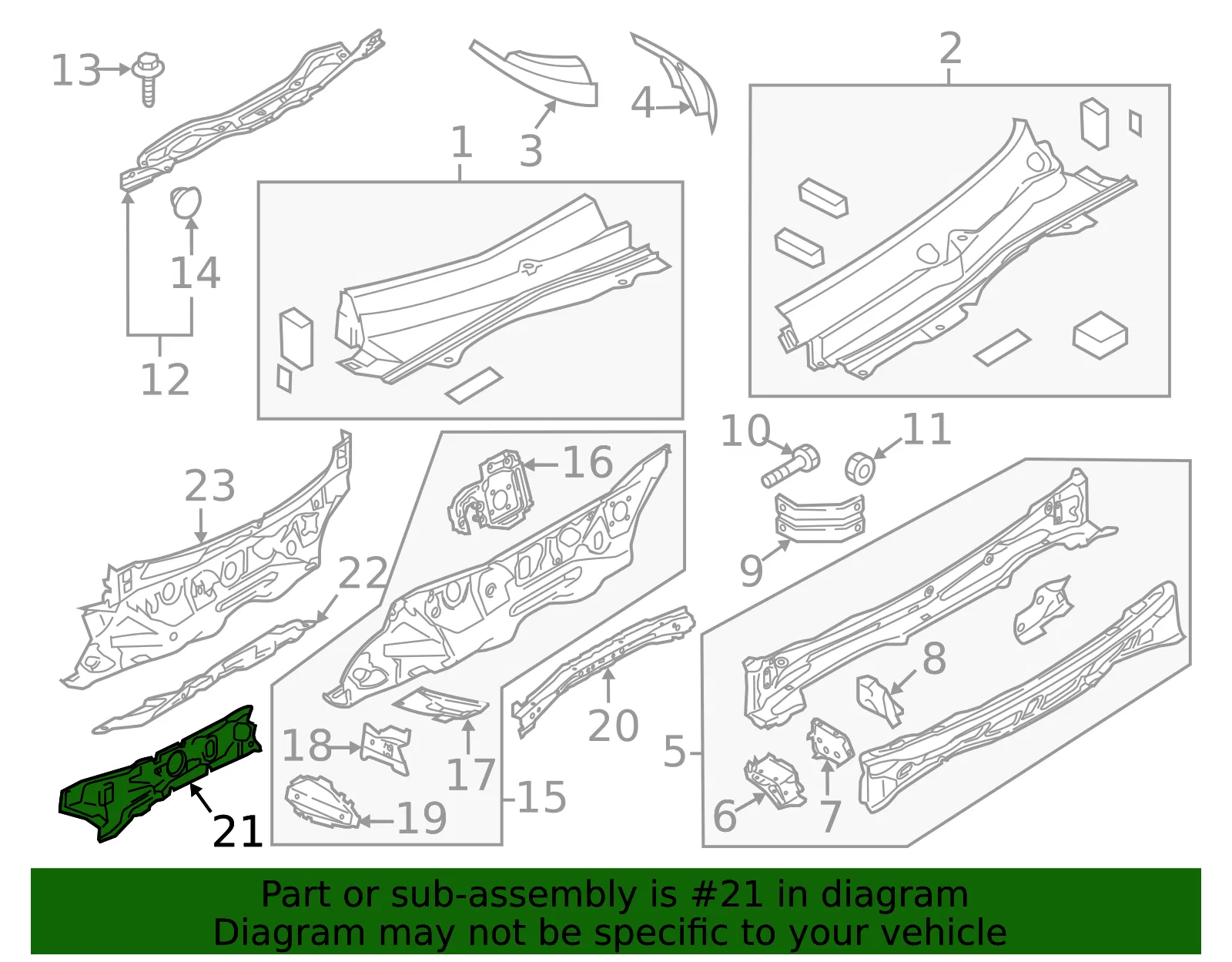 Insulator Seat Under - MAZDA (DF7168612) - view 2