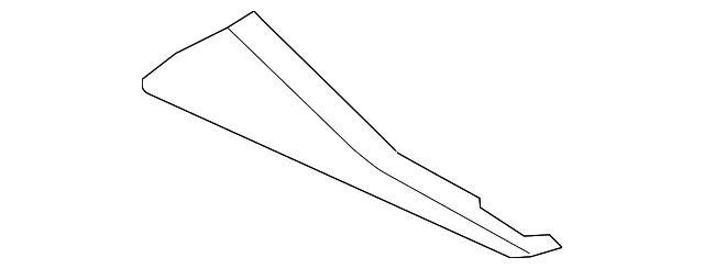 Upper Trim - Passenger Side (RH) - Mazda (DH4C-64-23X-02)