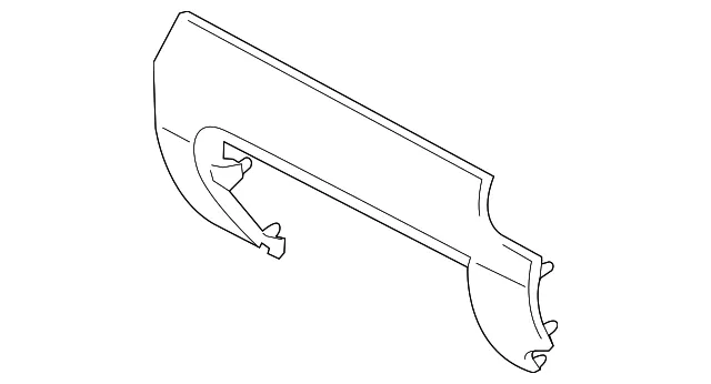 Lower Trim - Passenger Side (RH) - Mazda (DR61-64-260A-02)