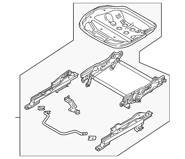 Seat Adjust Assembly - Driver's Side (LH) - Mazda (DR61-88-H50A)