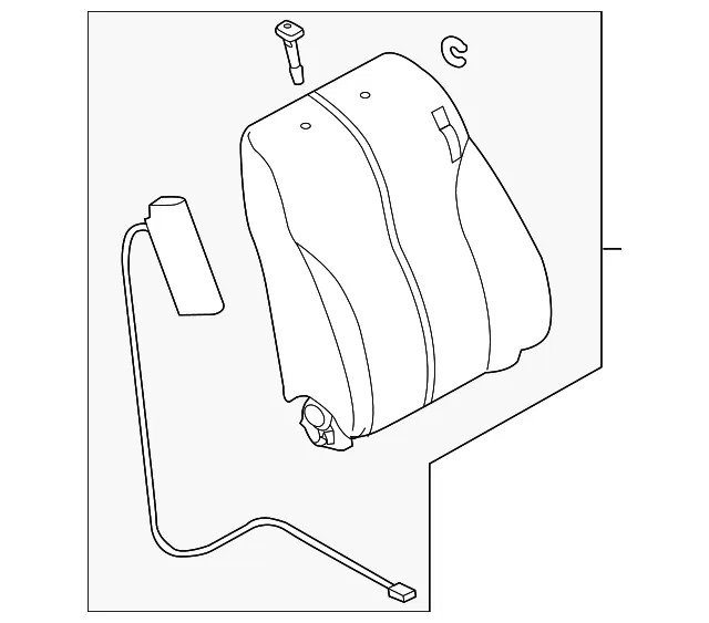 Back L  Front Seat - Driver's Side (LH) - Mazda (DR62-88-180A-02)