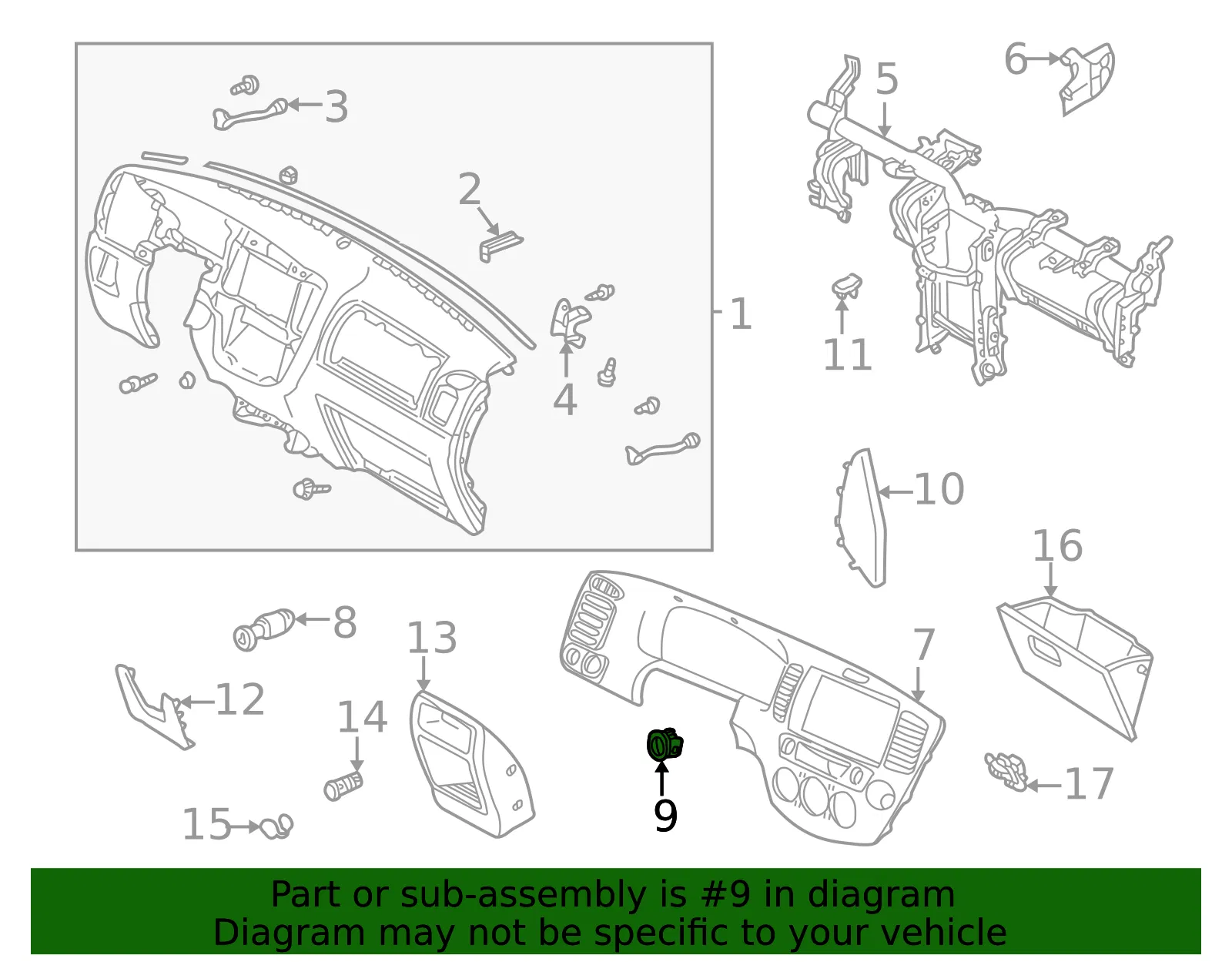 12 Volt Accessory Power Outlet - Mazda (EC01-66-297A) - view 3
