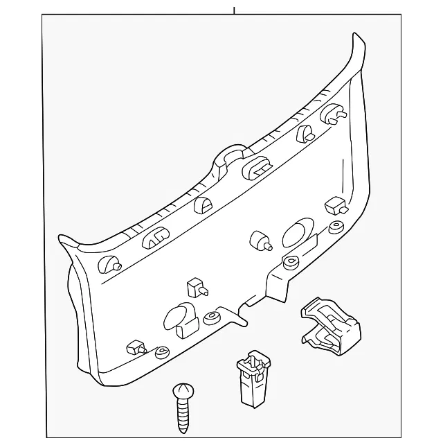 Trim Liftgate - MAZDA (EC0168960S35)