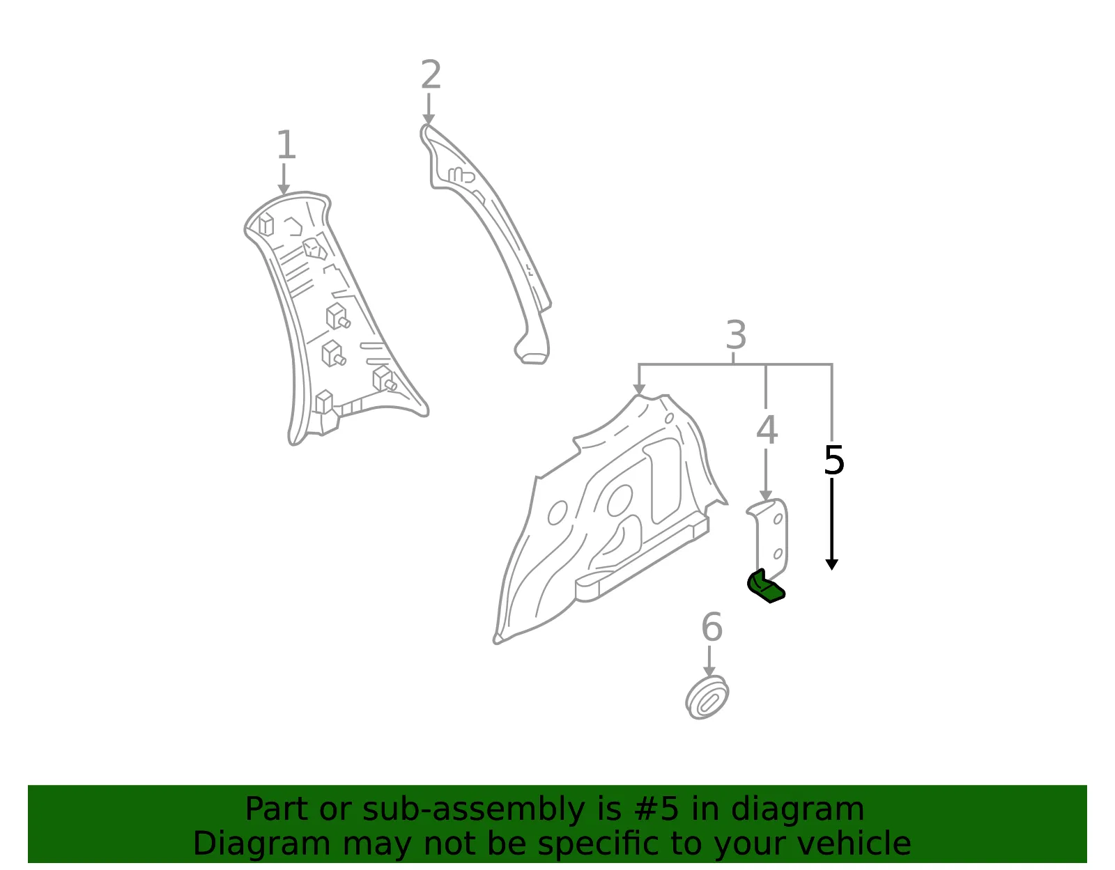 Knob - MAZDA (EC0168D15A66) - view 2