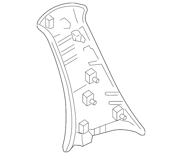 Upper Trim Panel - Driver's Side (LH) - Mazda (EF91-68-260A-38)
