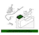 Lid Console - MAZDA (EF916445066) - view 4