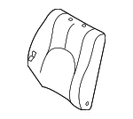 TRIM SEAT BACK - MAZDA (EF9488131F35) - view 3