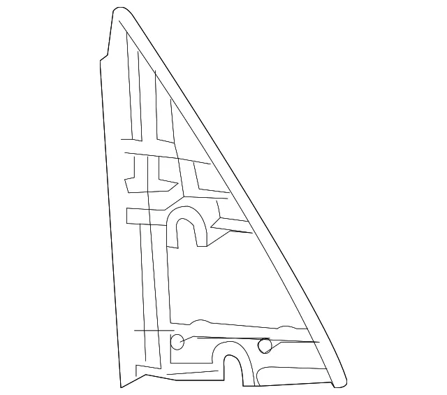Upper Trim - Passenger Side (RH) - Mazda (EG21-68-51X) - view 2