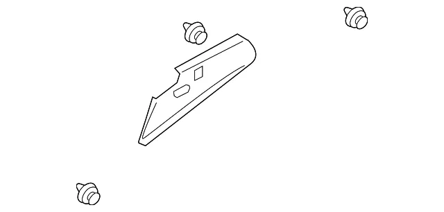 Trim R Trunk  Sde Upper - Passenger Side (RH) - Mazda (EG21-68-84ZD-34)