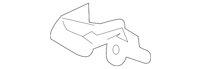 Guide R Belt Seat - Passenger Side (RH) - Mazda (EG21-88-2L7)