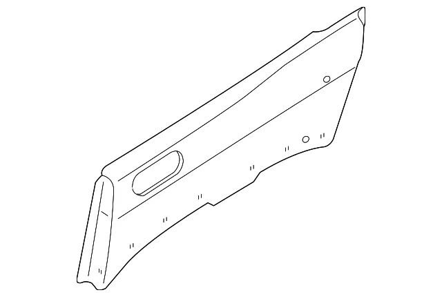 FRAME L DR TRIM UP - MAZDA (EG216856XB02)