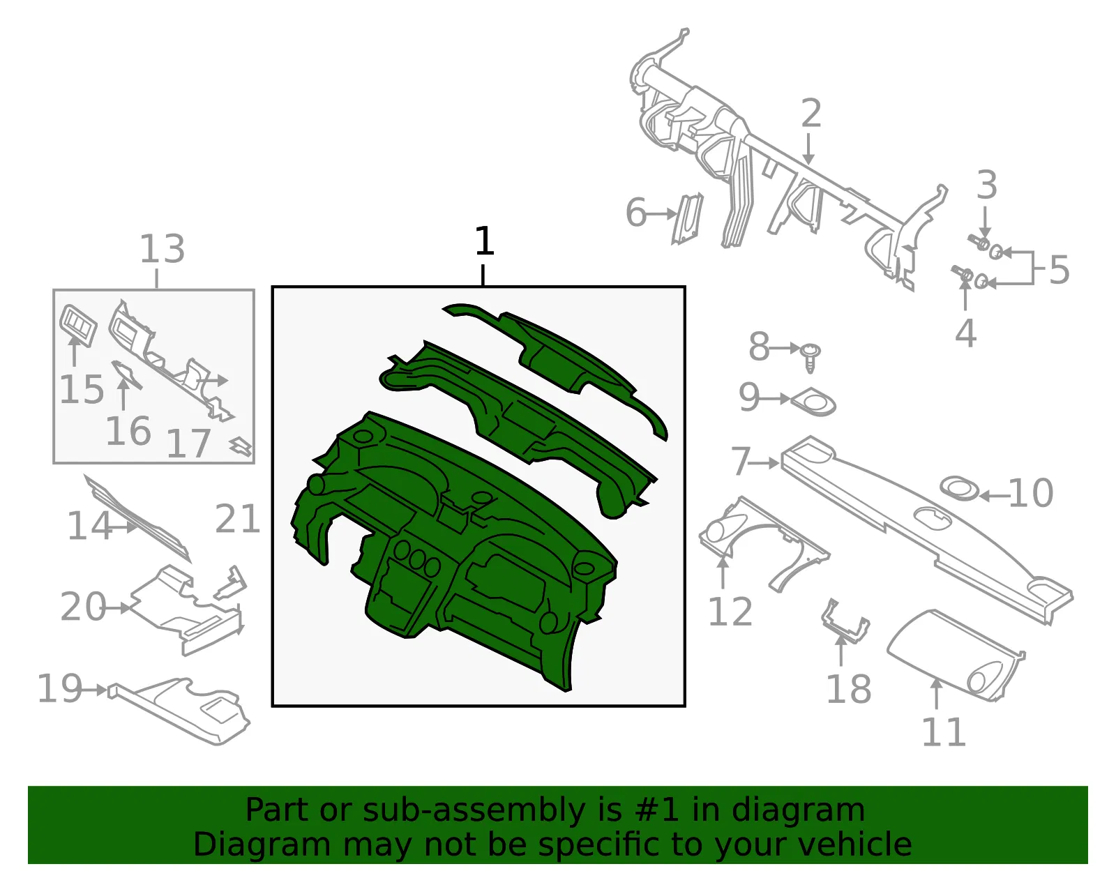 PANEL INSTRUMENT - MAZDA (EG2260400F02) - view 2