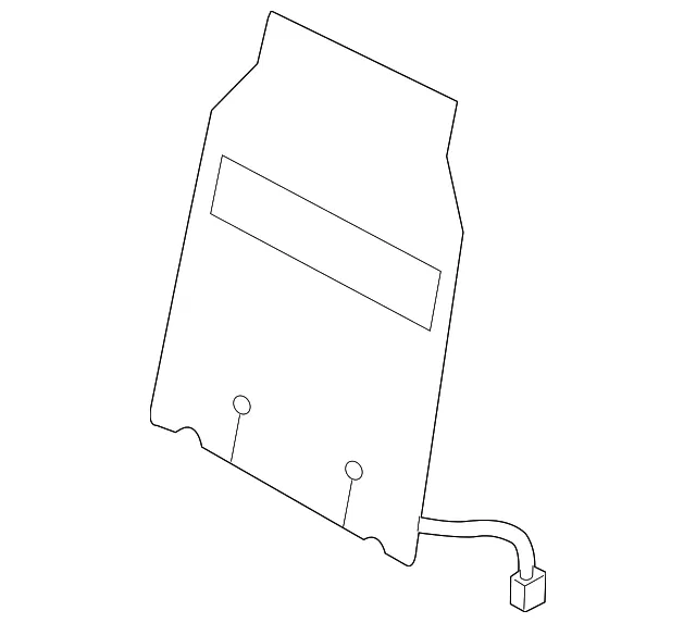 Heater Seat Back - MAZDA (EG2488122) - view 2
