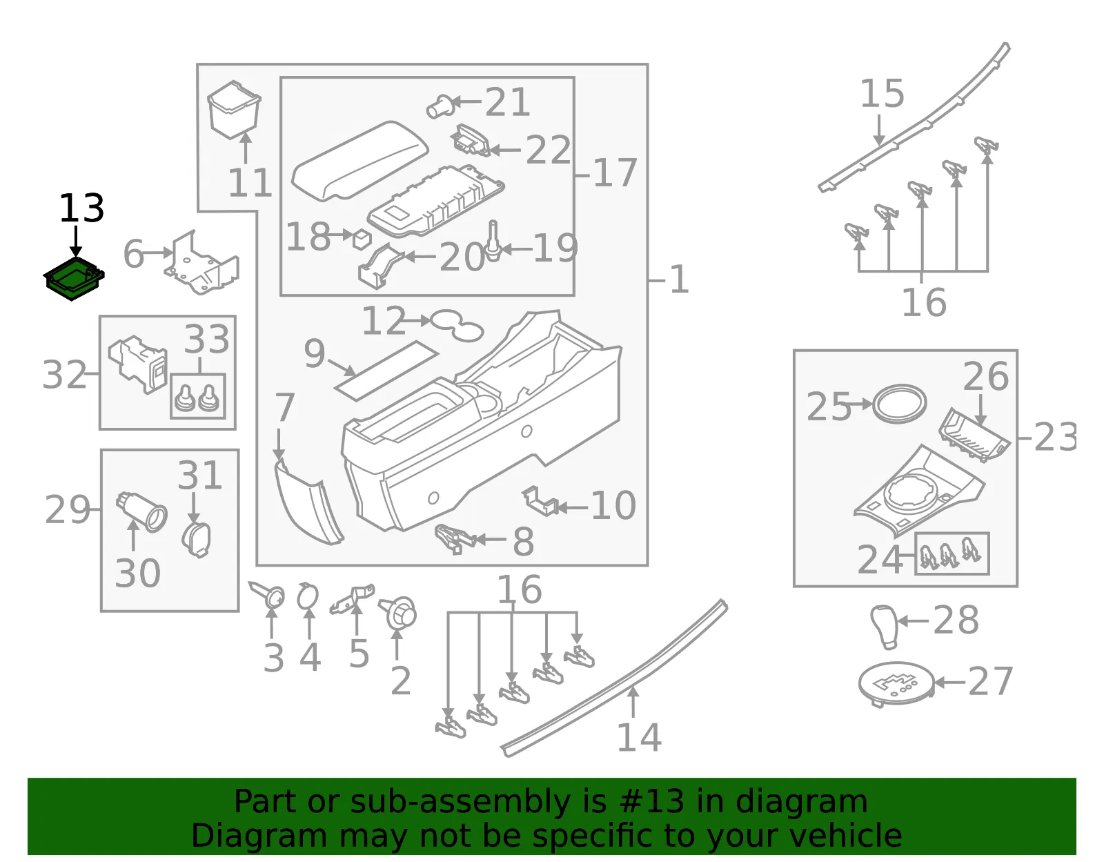 Storage Tray - Mazda (EH44-64-501) - view 3