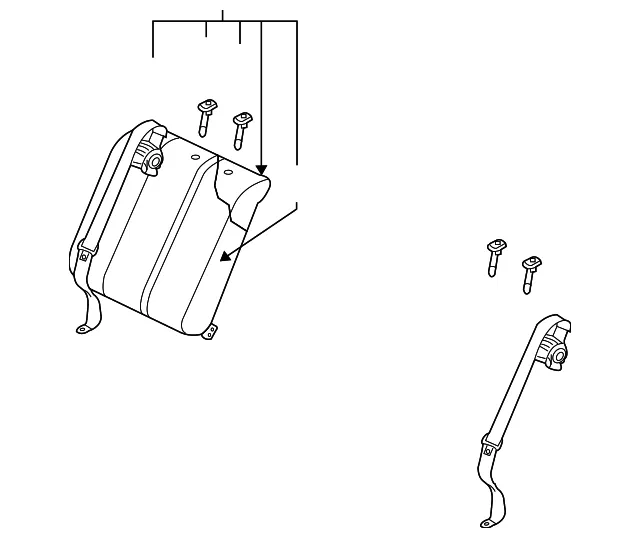 BACK R REAR SEAT - MAZDA (EH4457400C02)