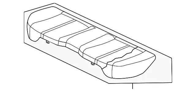 CUSHION REAR SEAT - MAZDA (EH4757200D02)