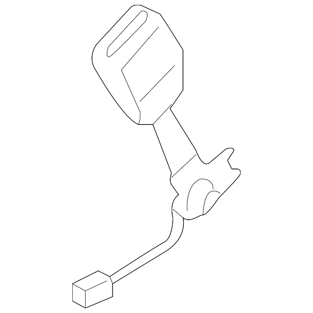 Buckle - Passenger Side (RH) - Mazda (EHY4-57-620-34)