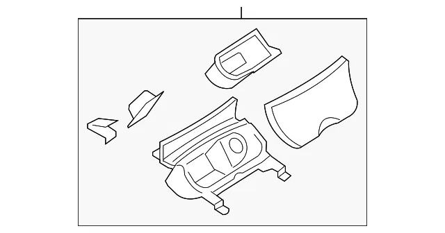 Ashtray Assembly - Mazda (F151-64-610C-02) - view 2