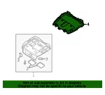 Bracket Overhead Console - MAZDA (F1536998X) - view 4