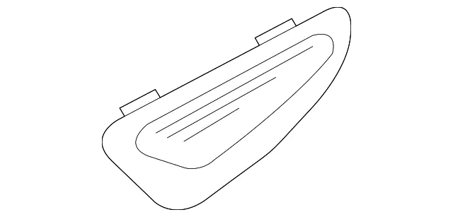 Vent Louver - Driver's Side (LH) - Mazda (F189-50-920E) - view 2