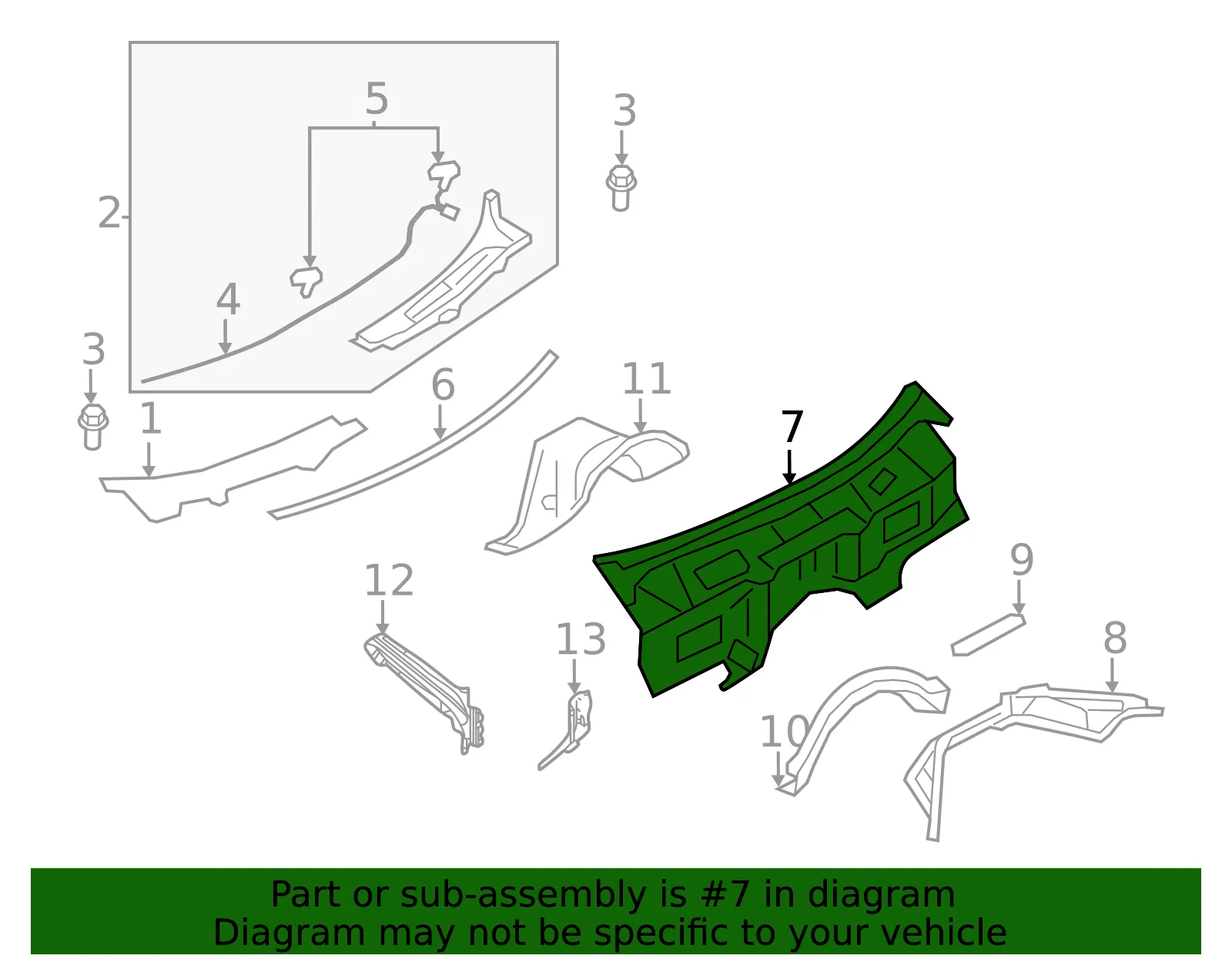 Upper Dash Assembly - Nissan (F7000-6AVMB) - view 2