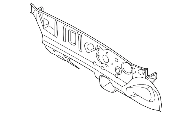 Lower Dash Panel Assembly - Nissan (F7300-7LGMA)