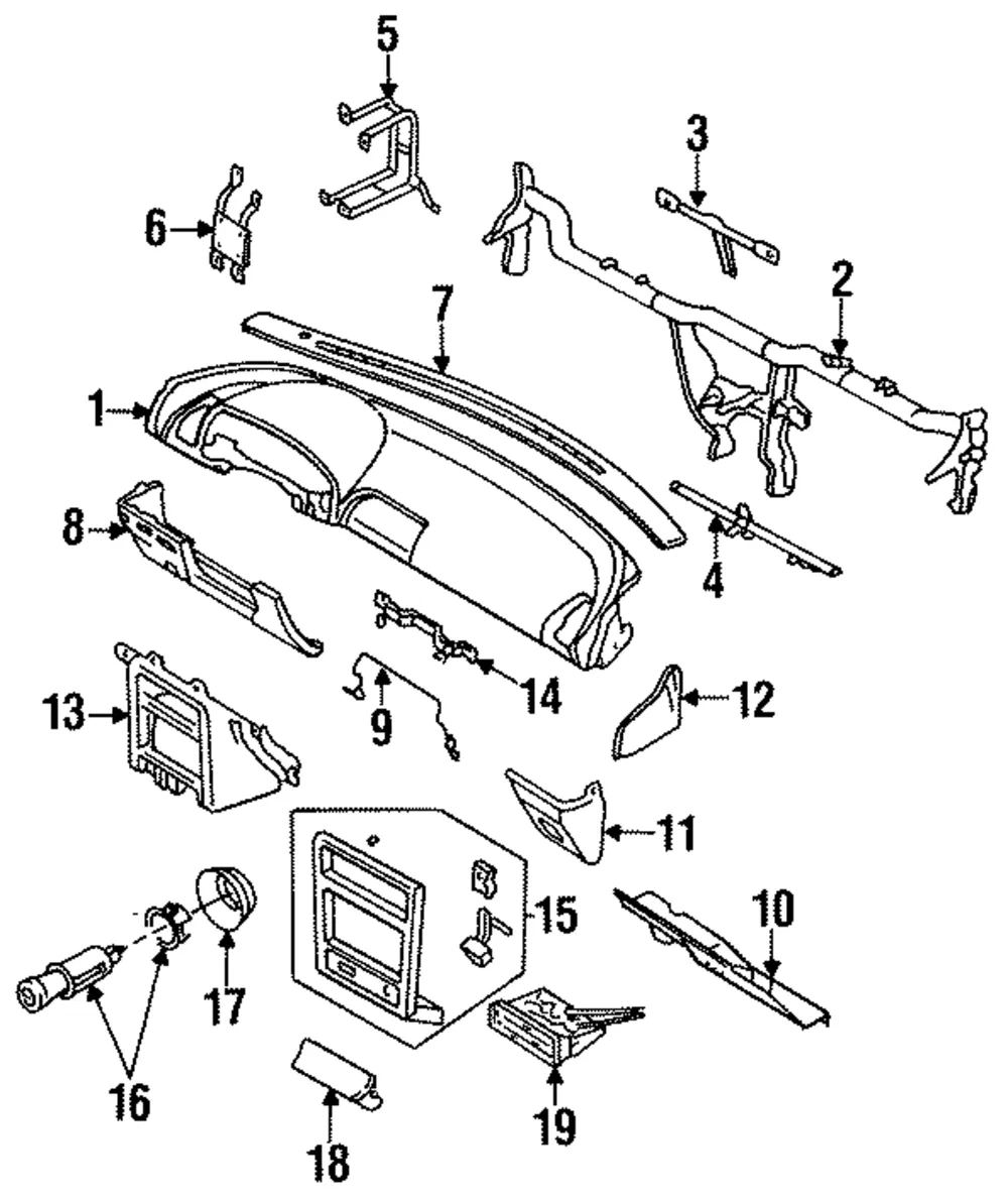 Ashtray - Mazda (FC01-64-610B) - view 2
