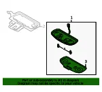 CONSOLE OVERHEAD - Mazda (FD03-69-970E-03) - view 4