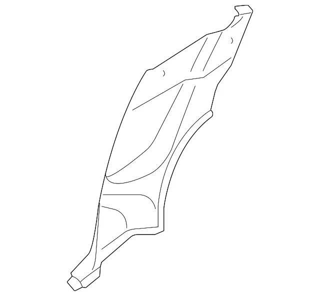 Lower Trim Panel - Passenger Side (RH) - Mazda (FE02-68-58YF-23)