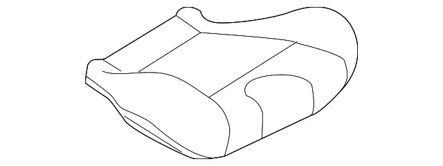CUSHION L FRT SEAT - MAZDA (FE0288160D15)