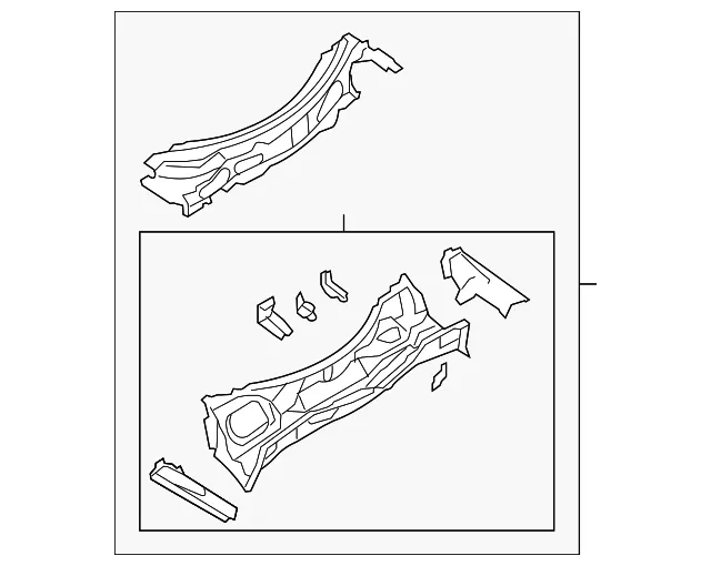 PANEL DASH & COWL FRONT - MAZDA (FF1453500A)