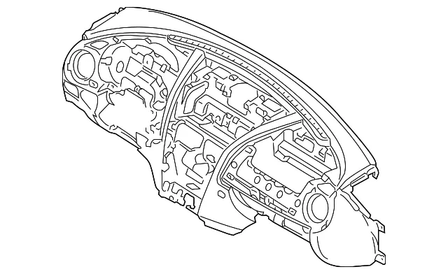 Panel Instrument - MAZDA (FF1460400E02)