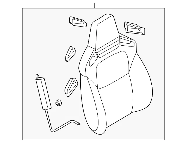 BACK R FRONT SEAT - MAZDA (FF1488130D02)