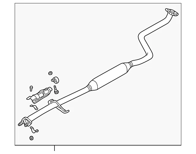 Silencer Pre - MAZDA (FP3040300C)