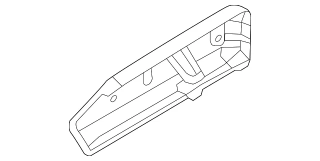 Seat Belt Anchor Plate Cover - Mazda (G44N-68-6L0A-02) - view 2
