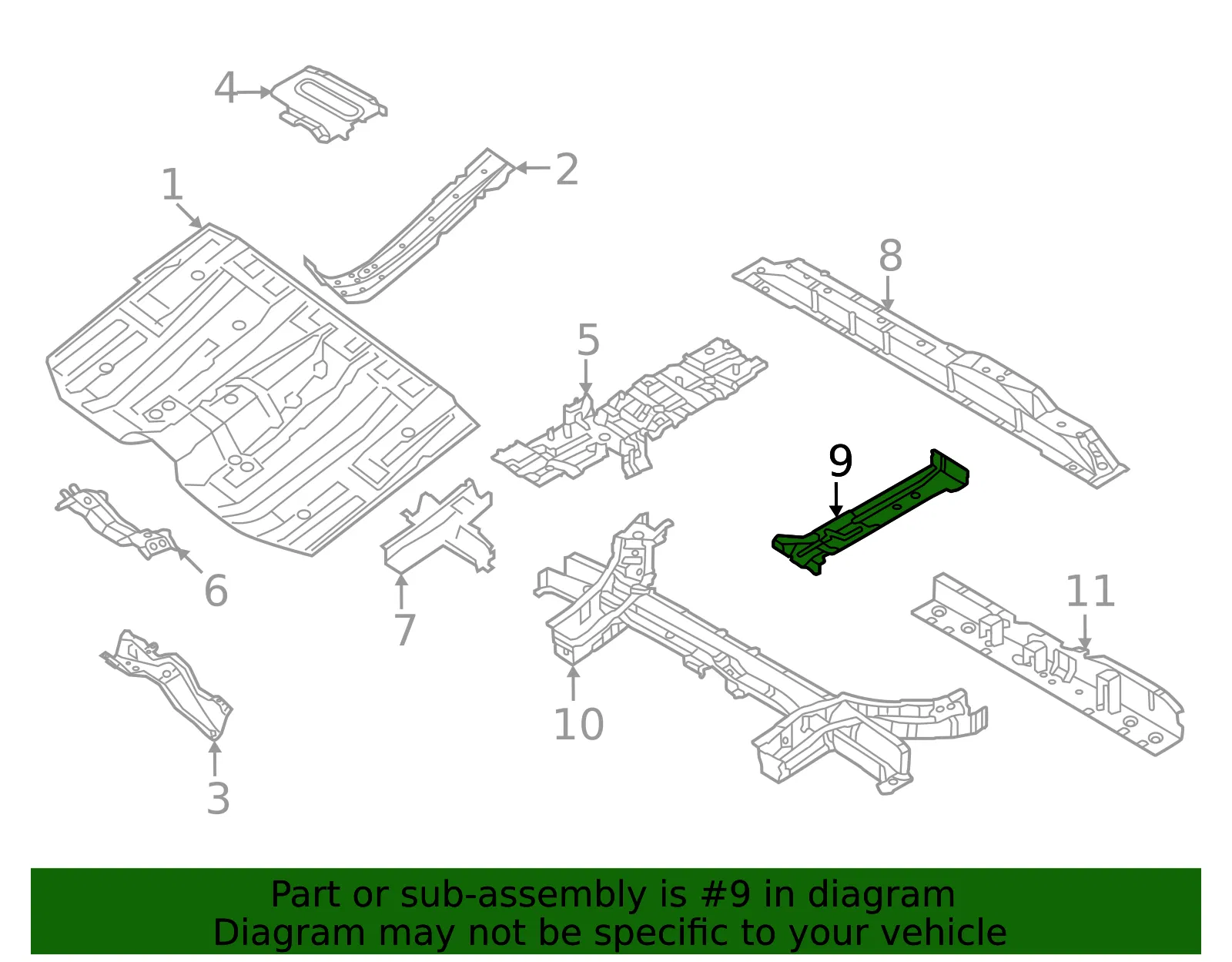 Seat Belt Reinforcement - Nissan (G4574-6SAMA) - view 2