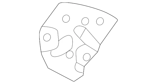 Seat Bracket - Passenger Side (RH) - Mazda (G48F-53-781)