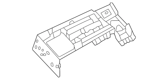 Parcel Shelf, Side Left - Nissan (G9433-6LBMA)