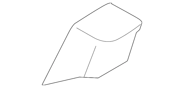 Trim L Rr Seat Side - Driver's Side (LH) - Mazda (GEG1-88-551-02)