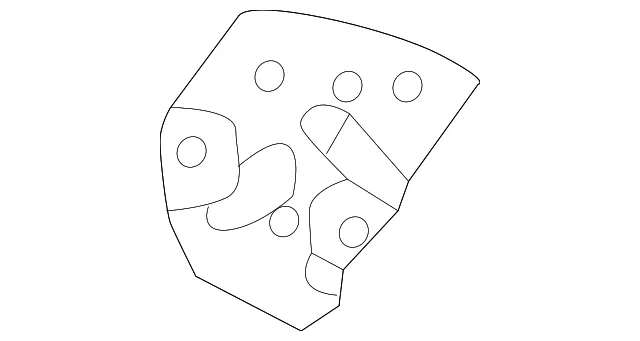 Seat Bracket - Passenger Side (RH) - Mazda (GHK1-53-781)
