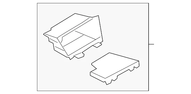 Console Compartment - Mazda (GHP9-64-360C-02) - view 3
