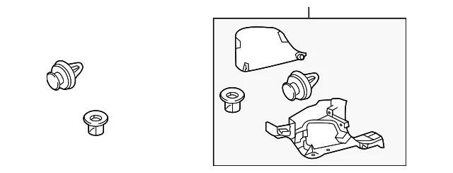 Cowl Trim - Driver's Side (LH) - Mazda (GHP9-68-390E-02) - view 2