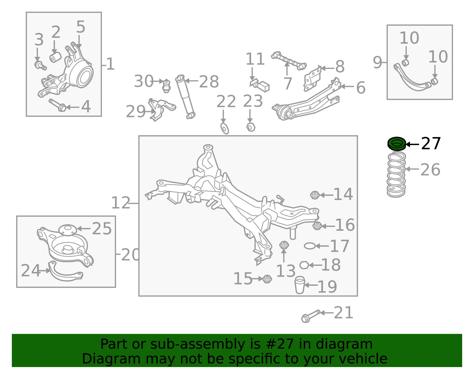 Upper Seat - Mazda (GJ6A-28-012D) - view 3