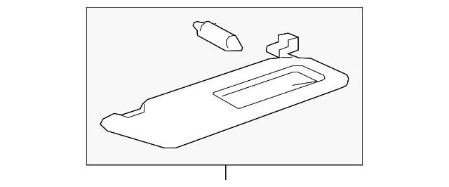 Sun-Visor - Driver's Side (LH) - Mazda (GJR9-69-320D-75)