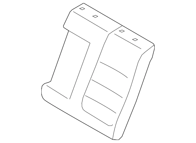 Trim L  Rr Seat Back - MAZDA (GJS58845103)